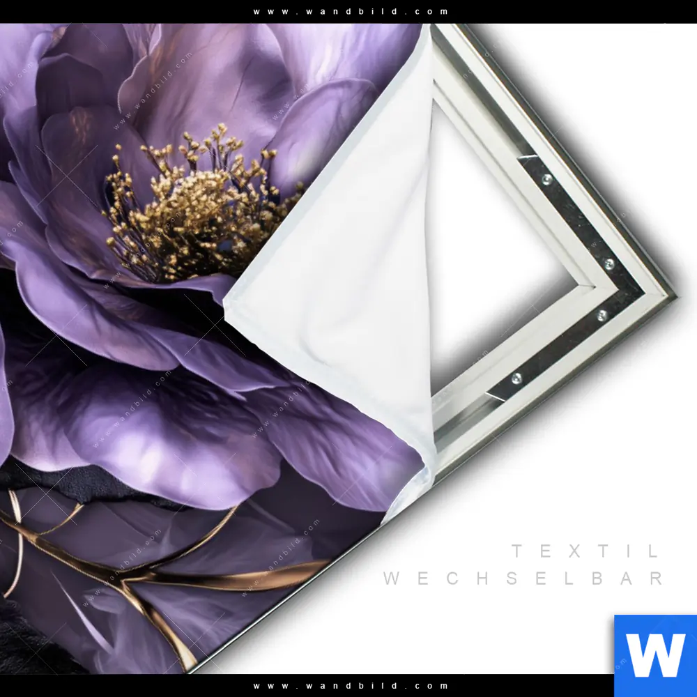 Spannbild | Blumeneleganz in Violett | Querformat - Image 3
