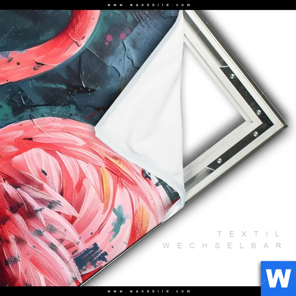 Spannbild | Flamingo - Dschungel Eleganz | Hochformat - Image 3