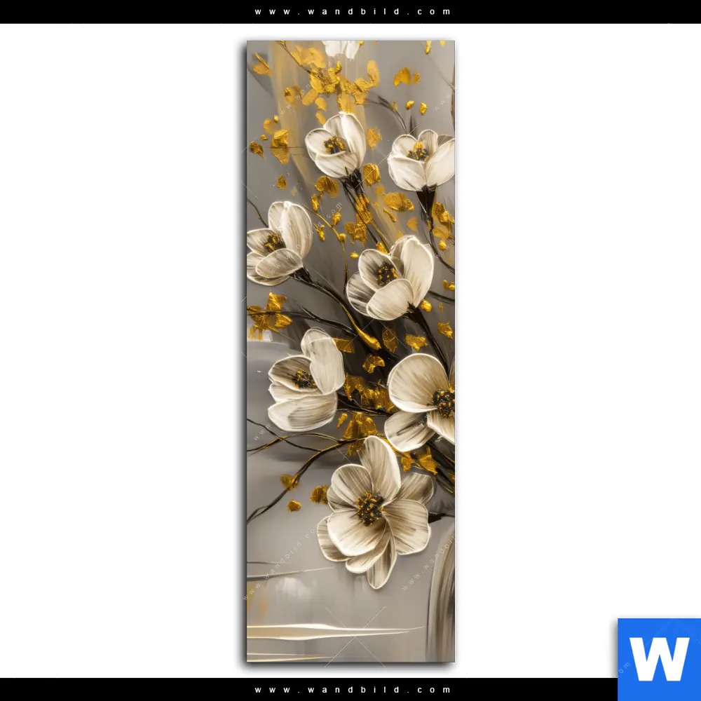 Spannbild | Goldene Blütenpoesie | Schmal - Image 2