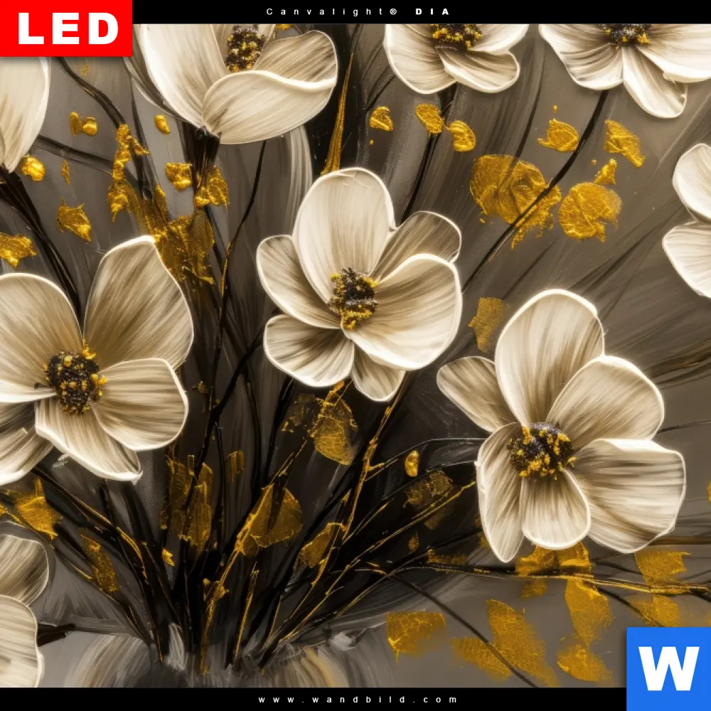Spannbild | Goldene Blütenpoesie | Schmal - Image 4