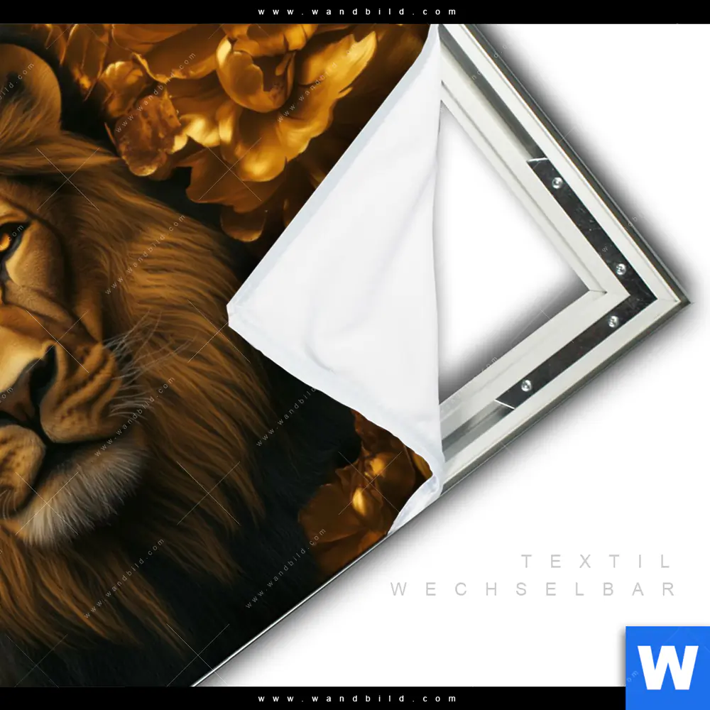 Spannbild | Goldener Löwe | Querformat - Image 3