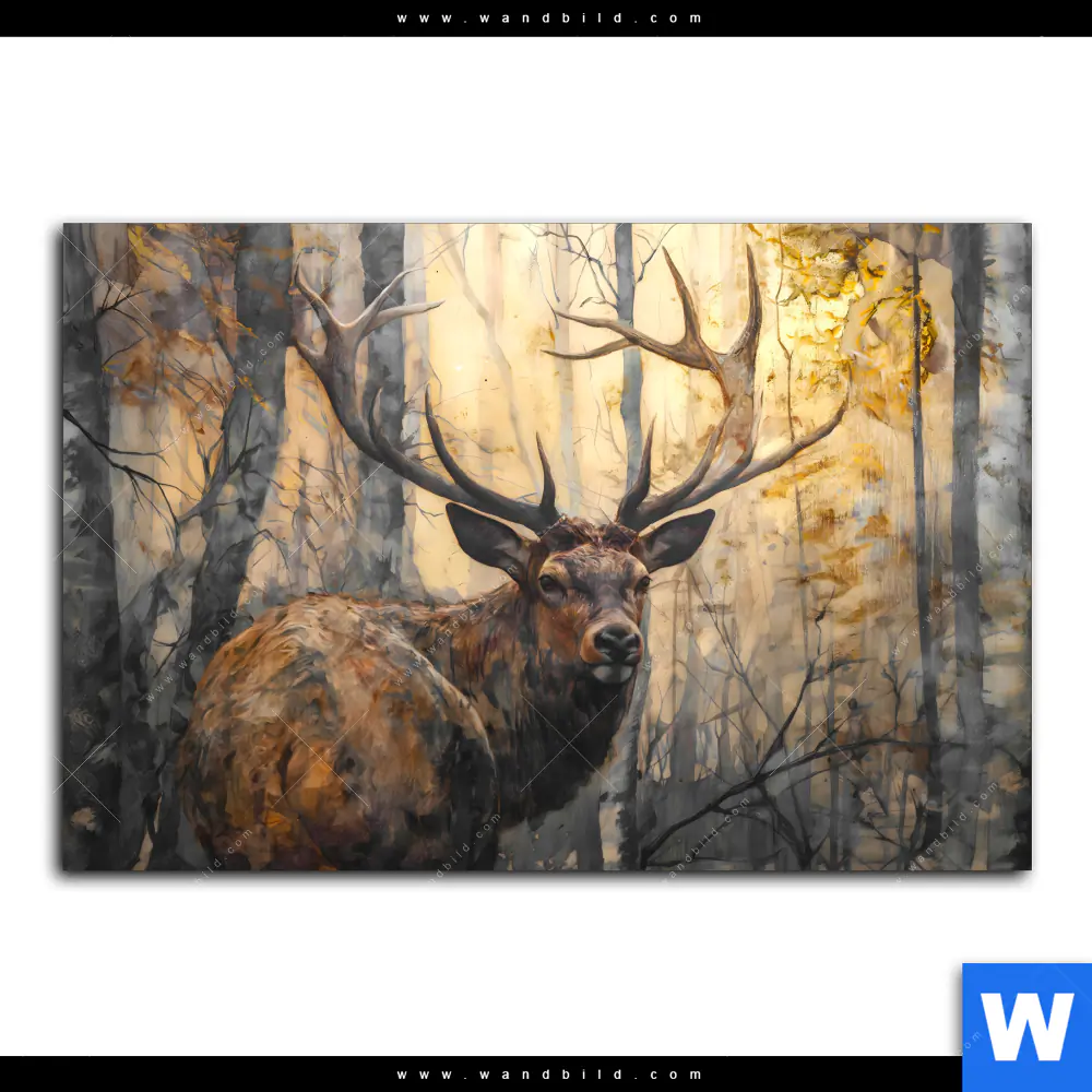 Spannbild | Hirsch im Morgenlicht | Querformat - Image 2