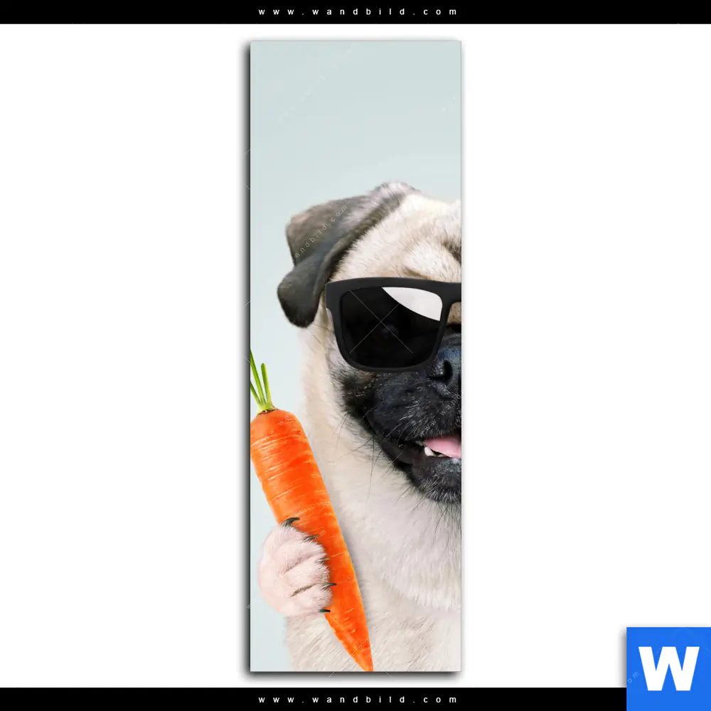 Spannbild | Lustiger Hund mit Burger | Schmal - Image 2