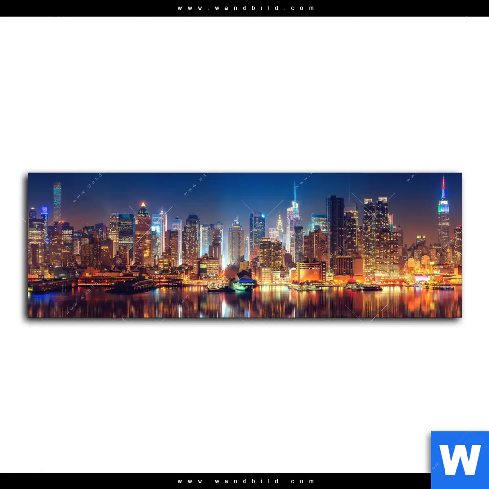 Spannbild | Manhattan bei Nacht | Panorama - Image 2