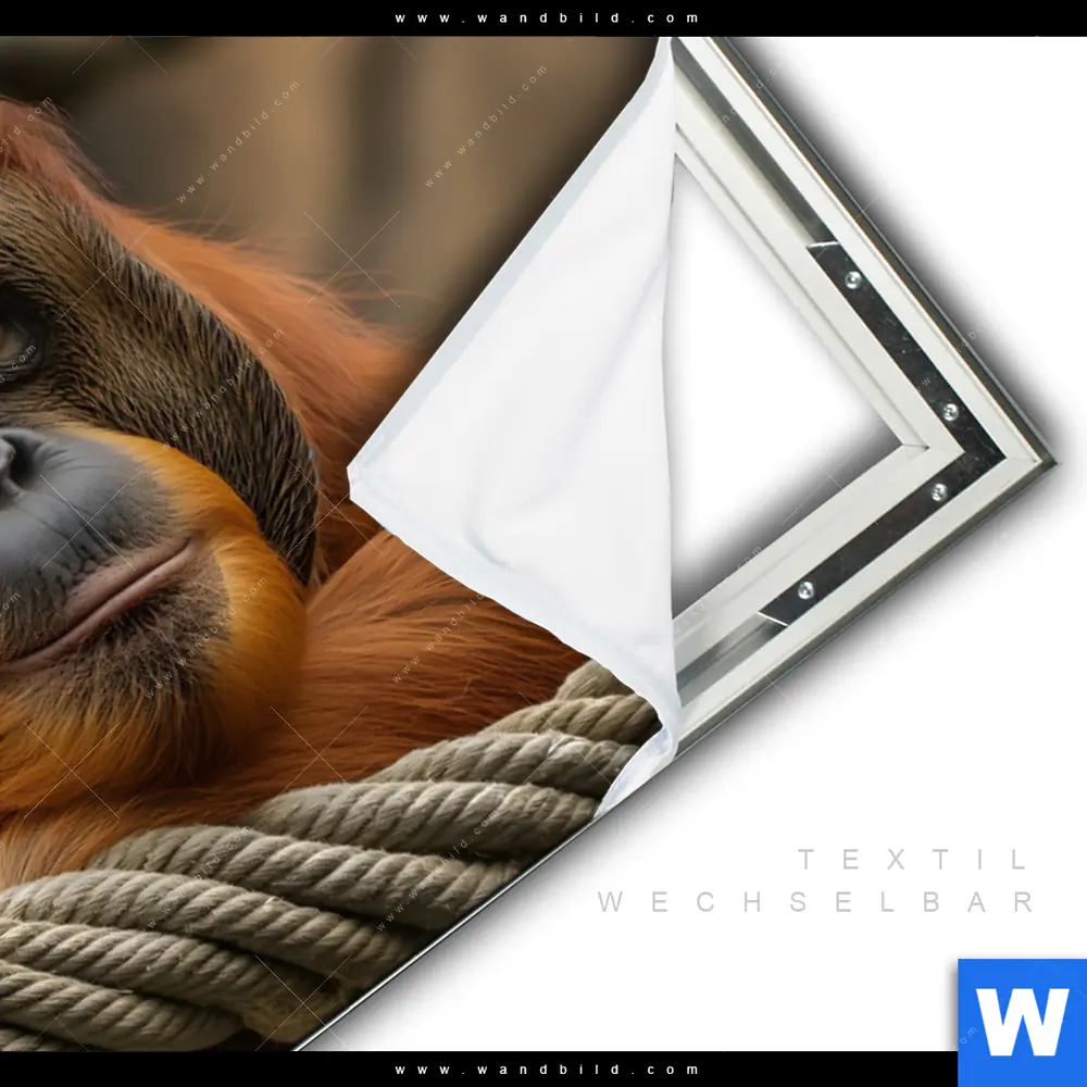 Spannbild | Orang-Utan mit sanftem Blick | Querformat - Image 3