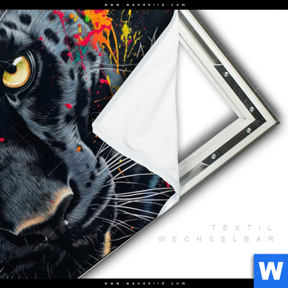 Spannbild | Panther Farbexplosion | Querformat - Image 3