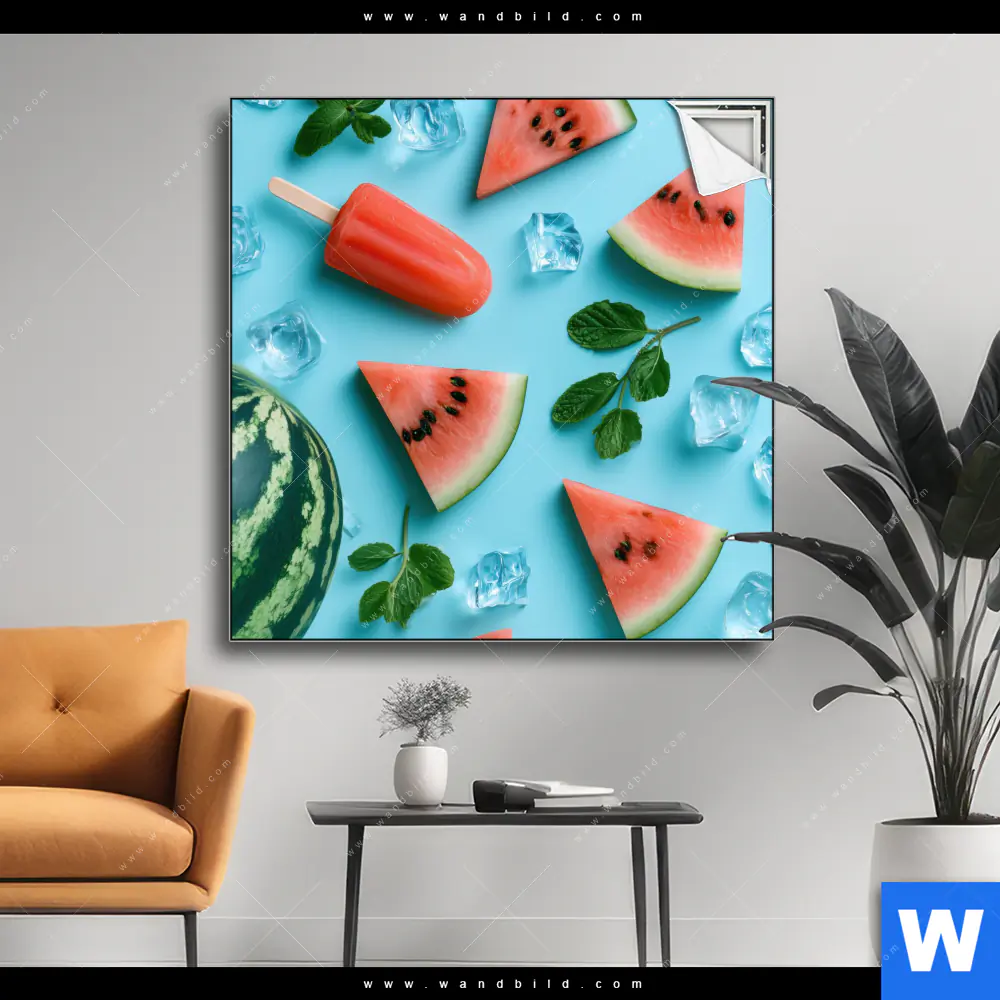Spannbild | Sommergenuss mit Wassermelone | Quadrat