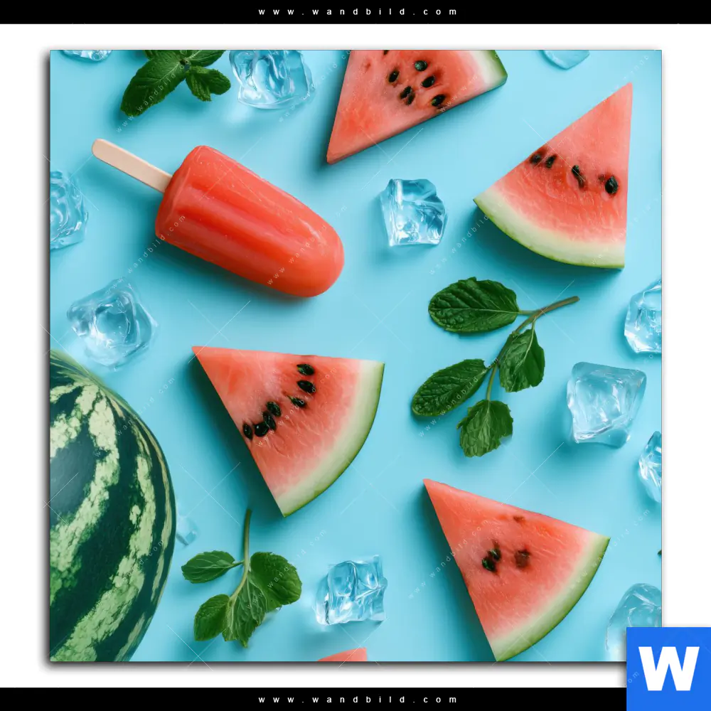 Spannbild | Sommergenuss mit Wassermelone | Quadrat - Image 2