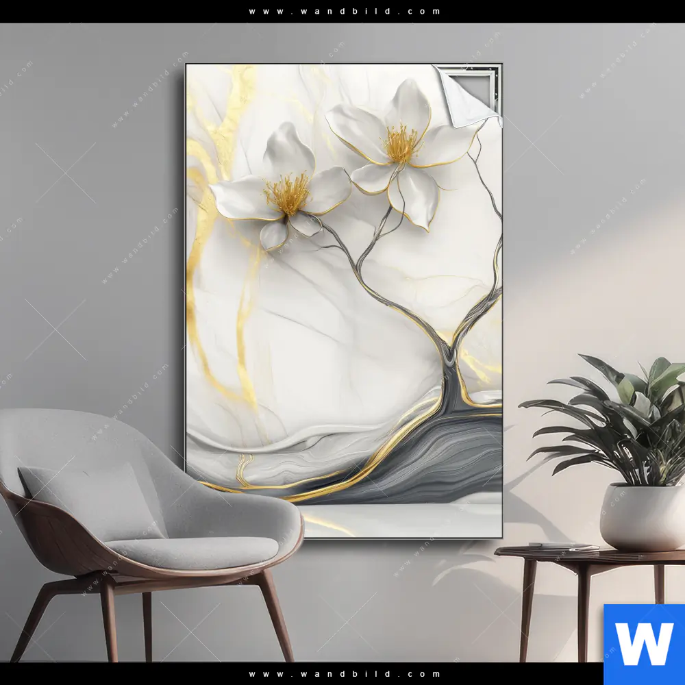 Spannbild | Zarte Blumen - Elegante Harmonie | Hochformat