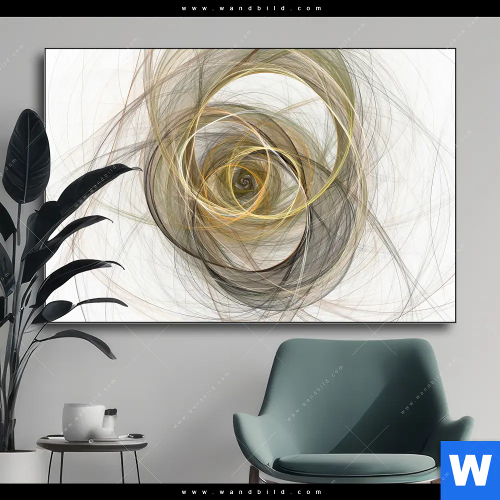 Wechselmotiv | Abstrakte moderne Linienkunst | Querformat