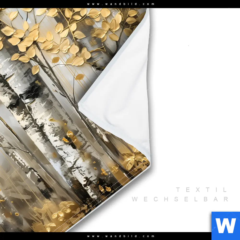 Wechselmotiv | Abstrakter Birkenwald | Quadrat - Image 3