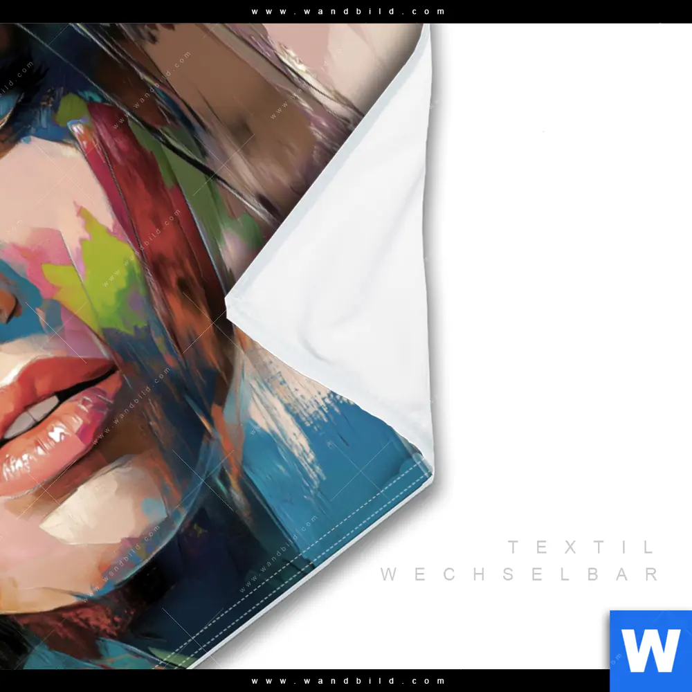 Wechselmotiv | Abstraktes Frauenporträt Xenia | Querformat - Image 3