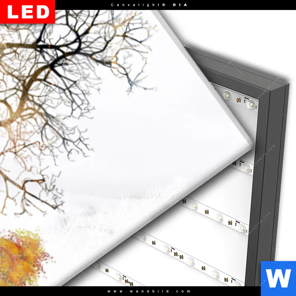 Wechselmotiv Acrylglas Canvalight® DIA | Abstrakte Landschaft No.1 | Schmal - Image 3