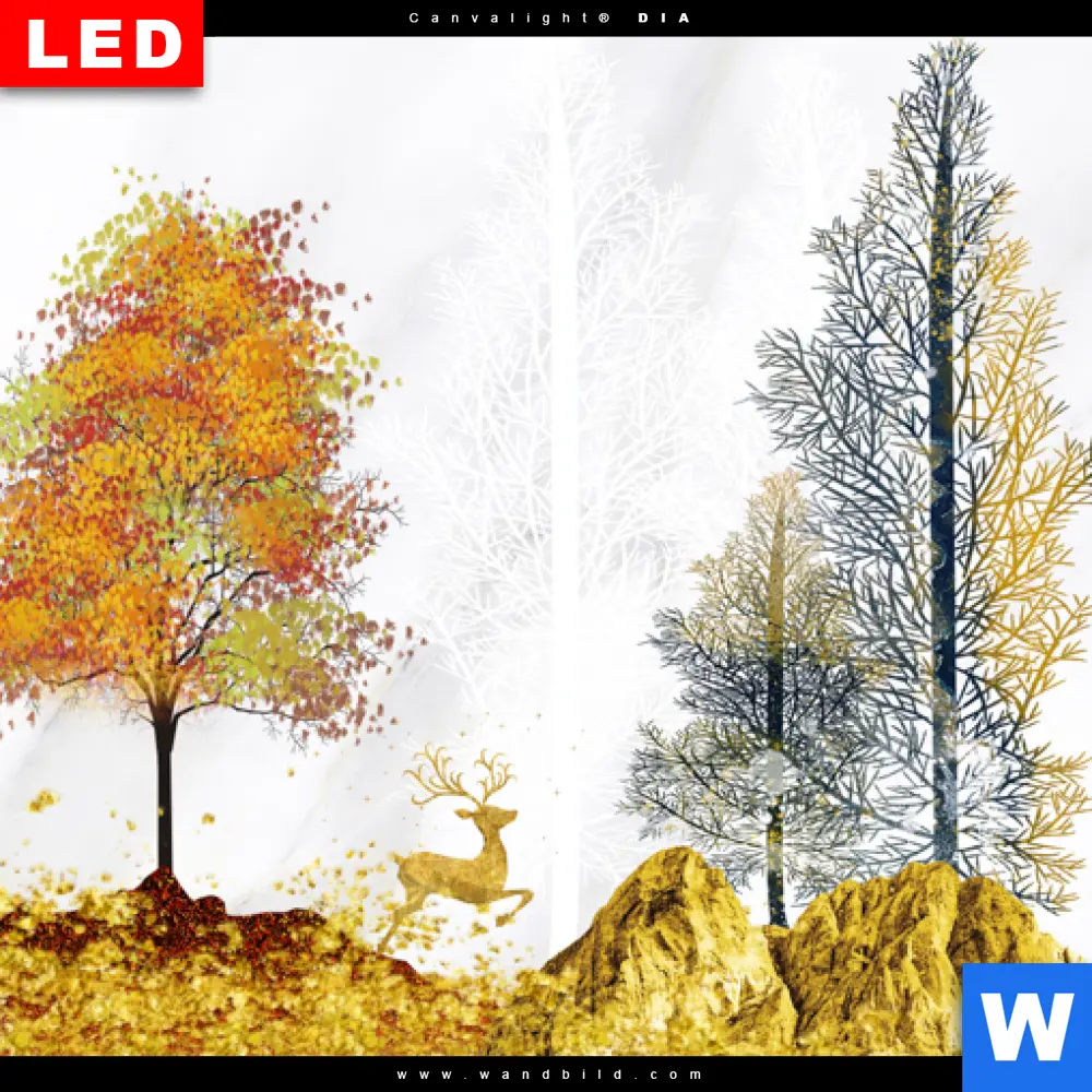 Wechselmotiv Acrylglas Canvalight® DIA | Abstrakte Landschaft No.1 | Schmal - Image 4
