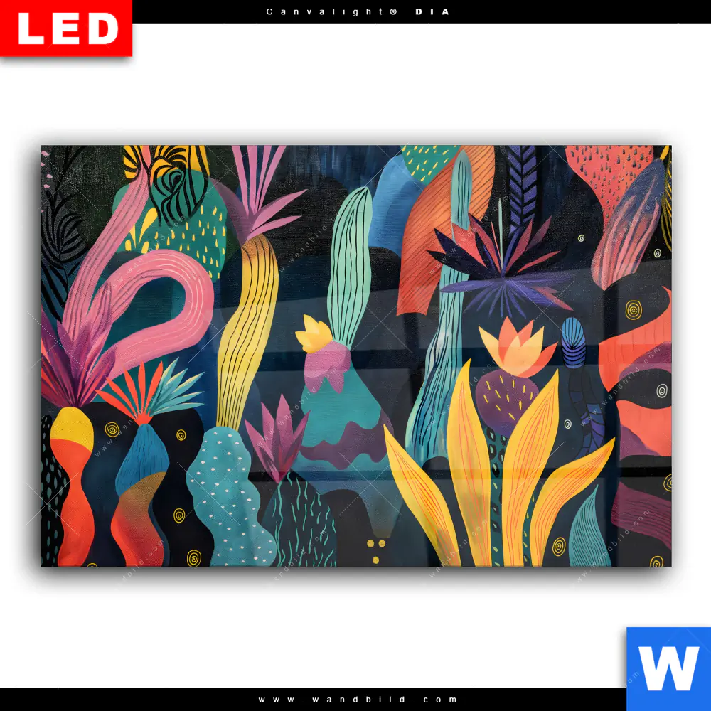 Wechselmotiv Acrylglas Canvalight® DIA | Abstrakte Natur | Querformat - Image 2