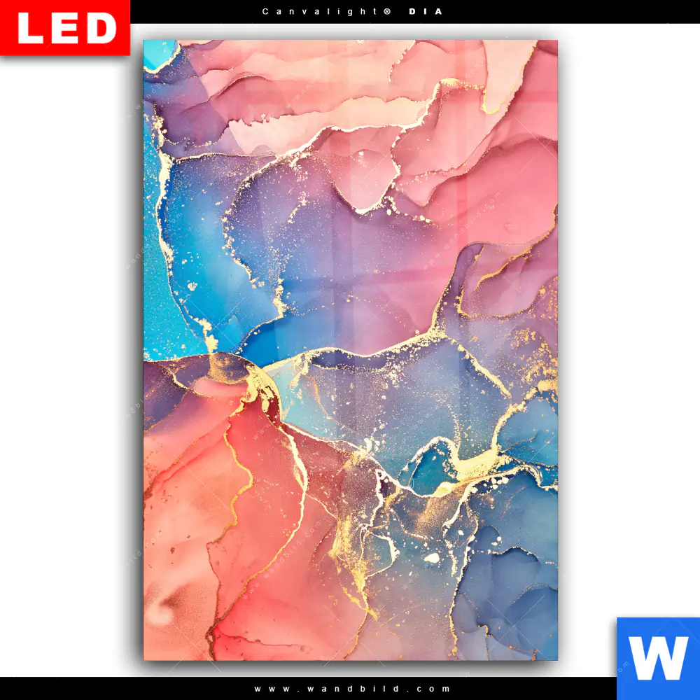 Wechselmotiv Acrylglas Canvalight® DIA | Abstrakte Textur No. 1 | Hochformat - Image 2