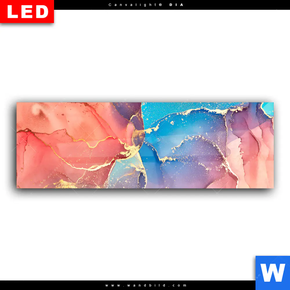 Wechselmotiv Acrylglas Canvalight® DIA | Abstrakte Textur No. 1 | Panorama - Image 2