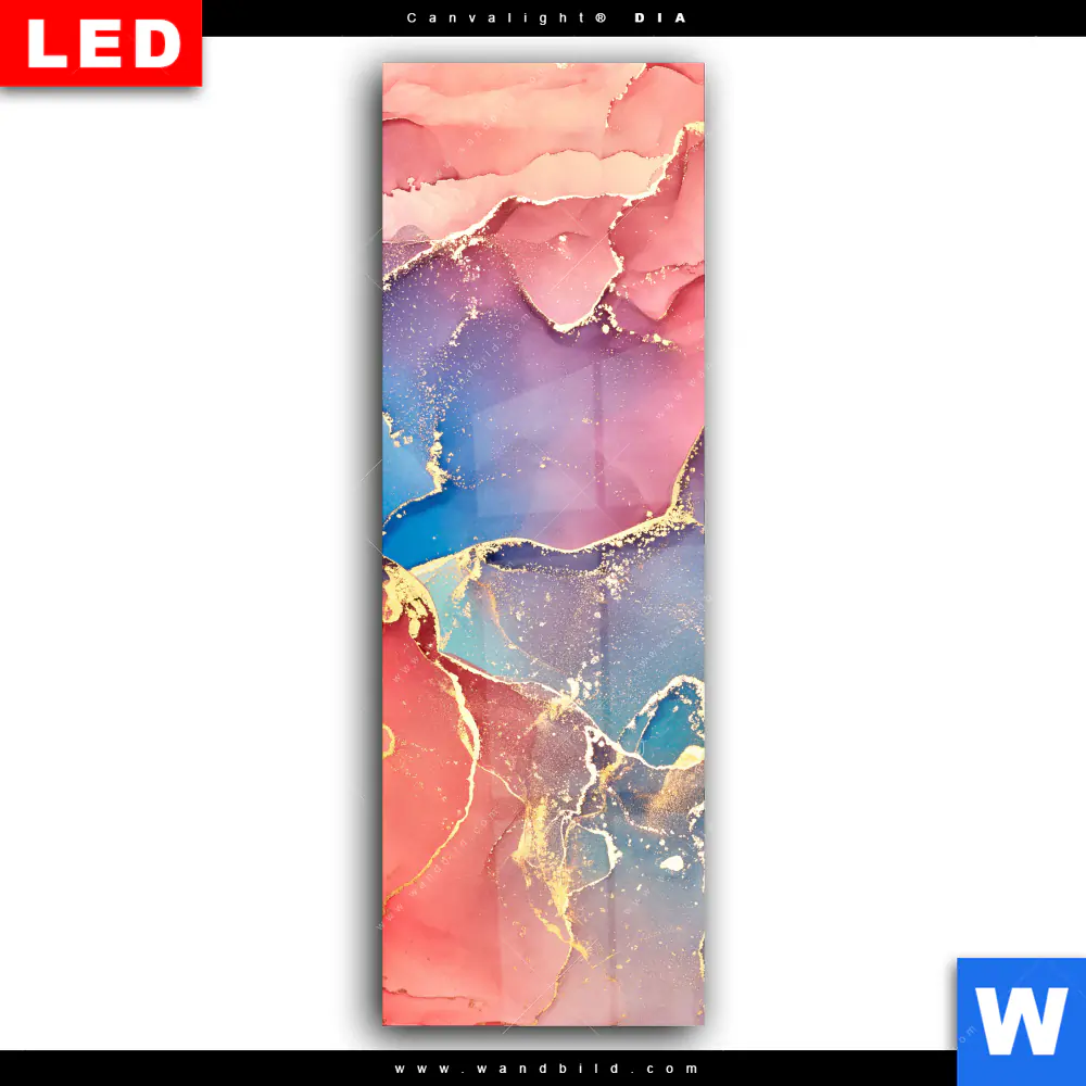 Wechselmotiv Acrylglas Canvalight® DIA | Abstrakte Textur No. 1 | Schmal - Image 2
