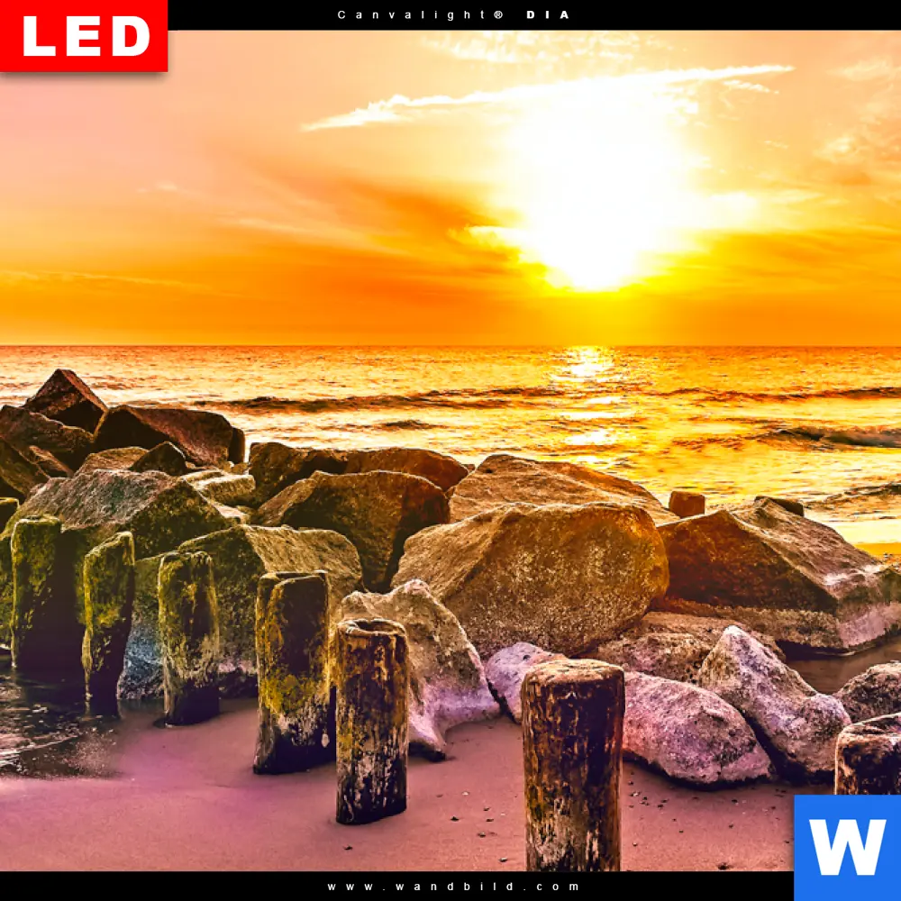Wechselmotiv Acrylglas Canvalight® DIA | Am Strand | Querformat - Image 4