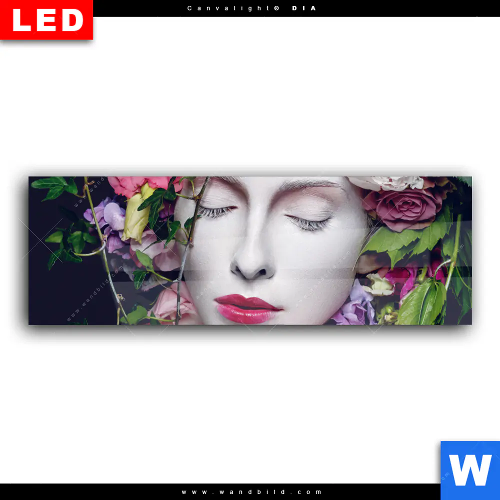 Wechselmotiv Acrylglas Canvalight® DIA | Blumen-Königin | Panorama - Image 2