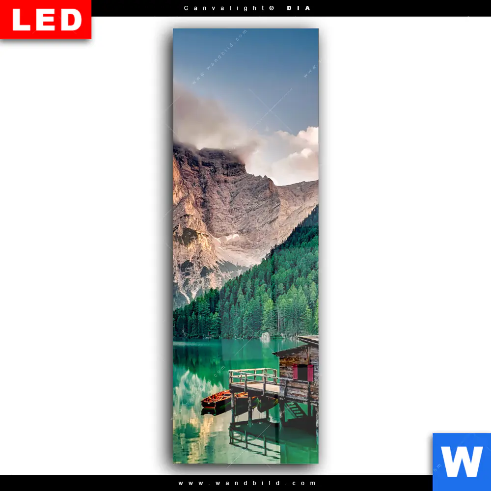 Wechselmotiv Acrylglas Canvalight® DIA | Bootshütte | Schmal - Image 2