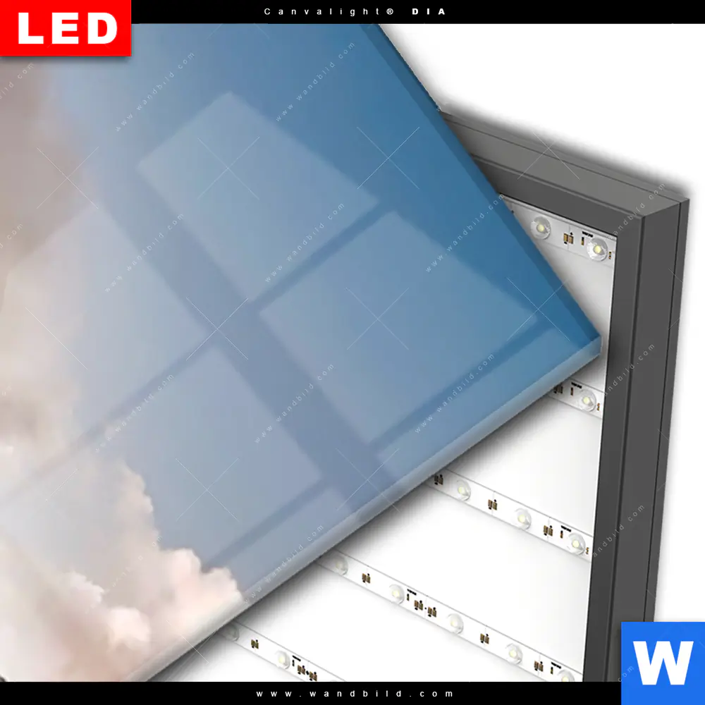 Wechselmotiv Acrylglas Canvalight® DIA | Bootshütte | Schmal - Image 3