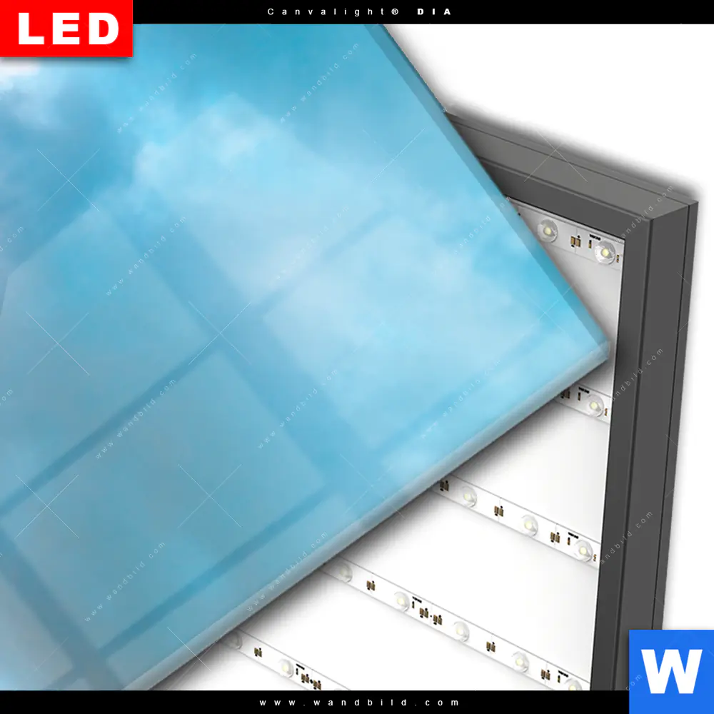 Wechselmotiv Acrylglas Canvalight® DIA | Brücke an der Küste | Schmal - Image 3