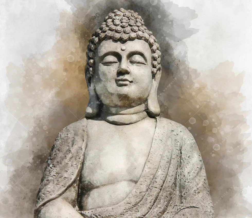 Wechselmotiv Acrylglas Canvalight® DIA | Buddha in Frieden | Querformat - Image 5