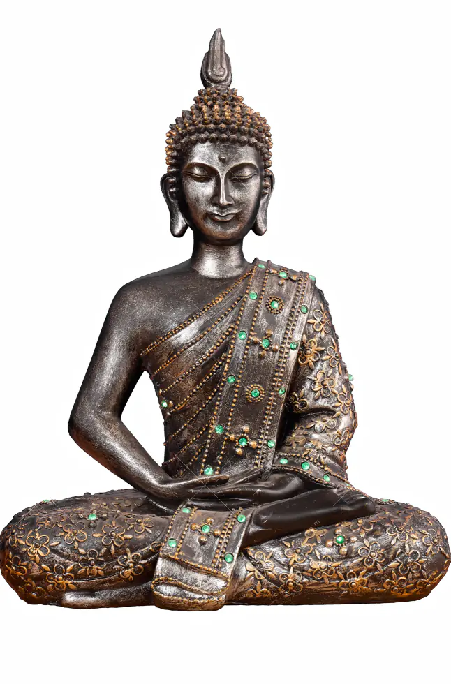 Wechselmotiv Acrylglas Canvalight® DIA | Buddha in Lotus Pose No. 2 | Quadrat - Image 5