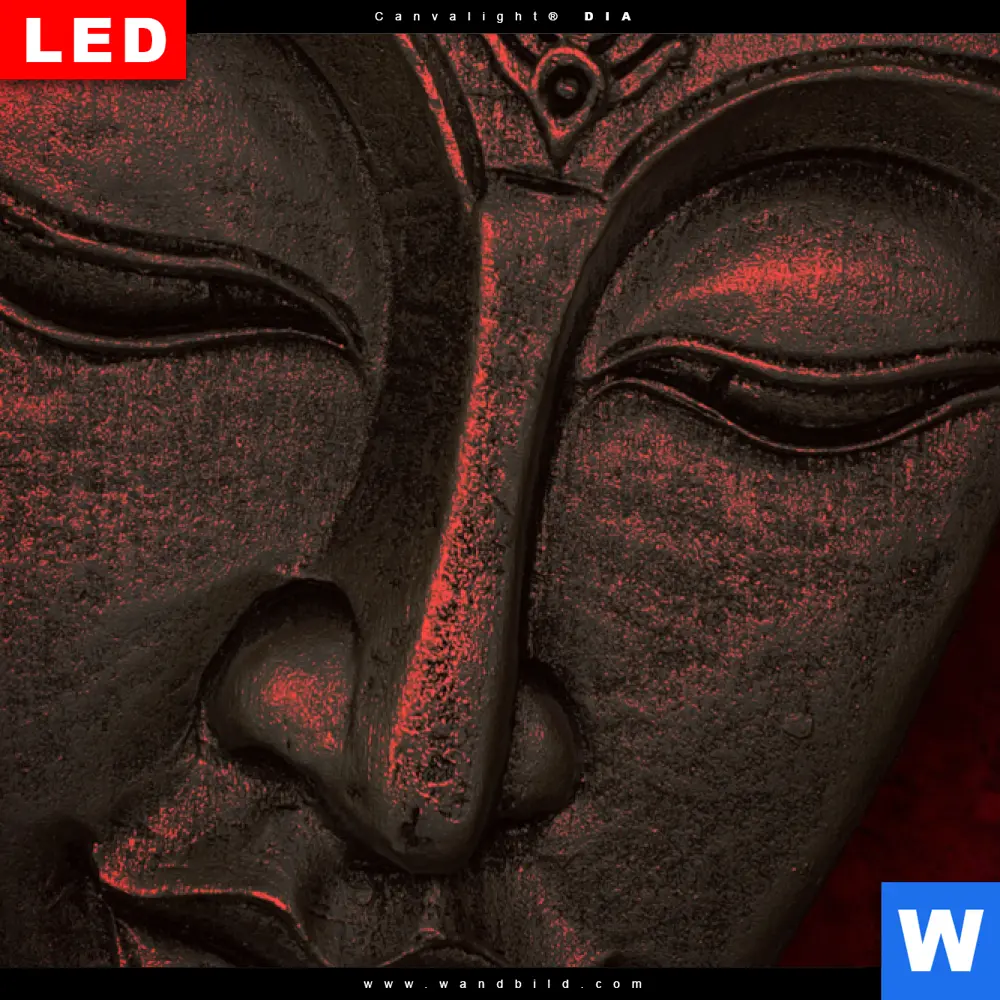 Wechselmotiv Acrylglas Canvalight® DIA | Buddha & Weihrauch | Hochformat - Image 4
