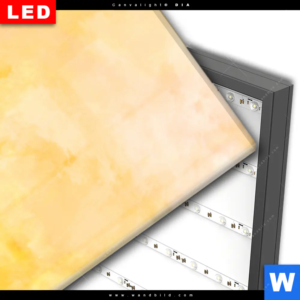 Wechselmotiv Acrylglas Canvalight® DIA | Bunter Buddha No.3 | Panorama - Image 3