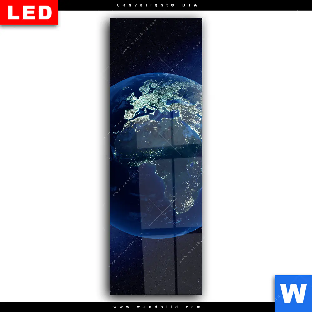 Wechselmotiv Acrylglas Canvalight® DIA | Die Erde | Schmal - Image 2