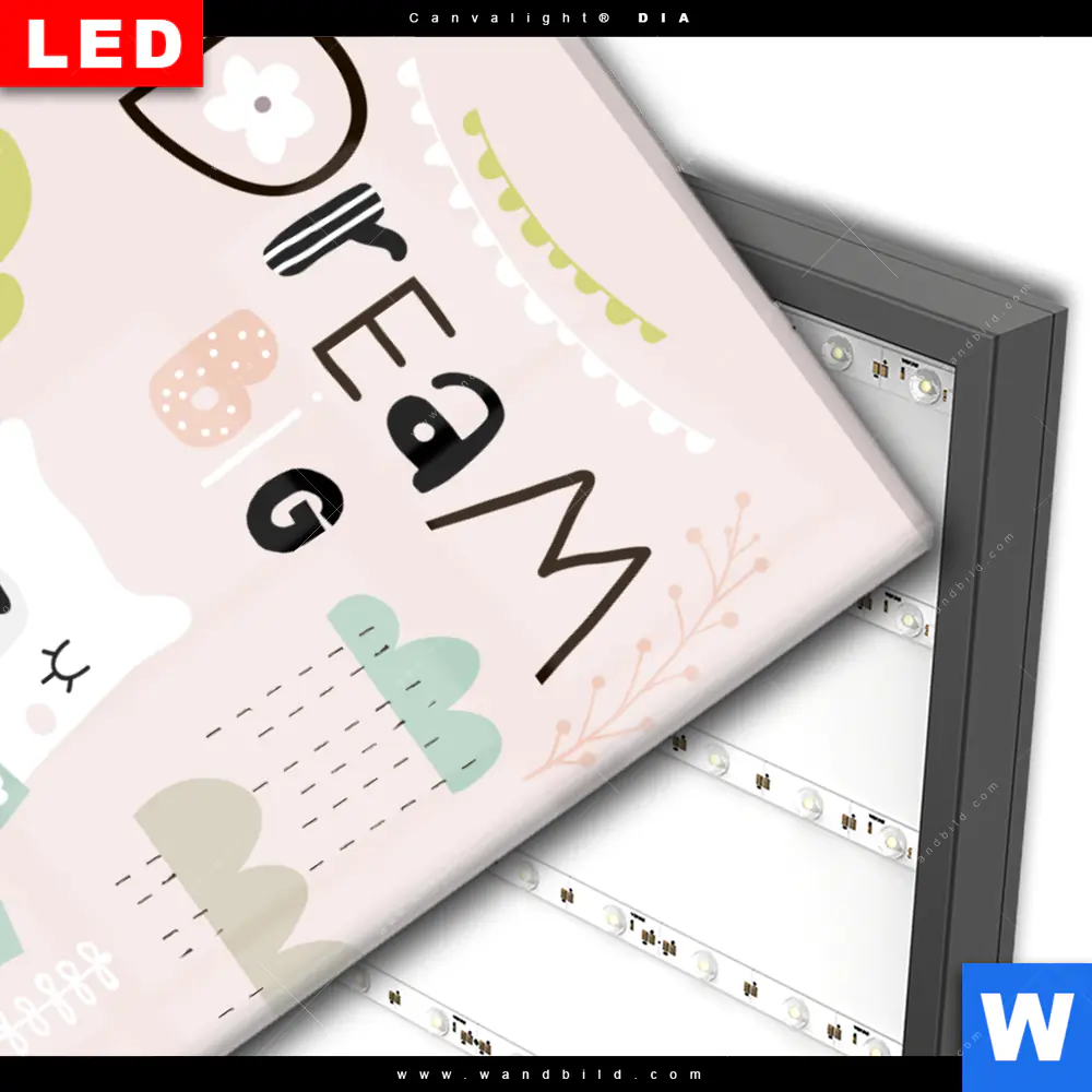 Wechselmotiv Acrylglas Canvalight® DIA | Dream Big Eisbär | Hochformat - Image 3