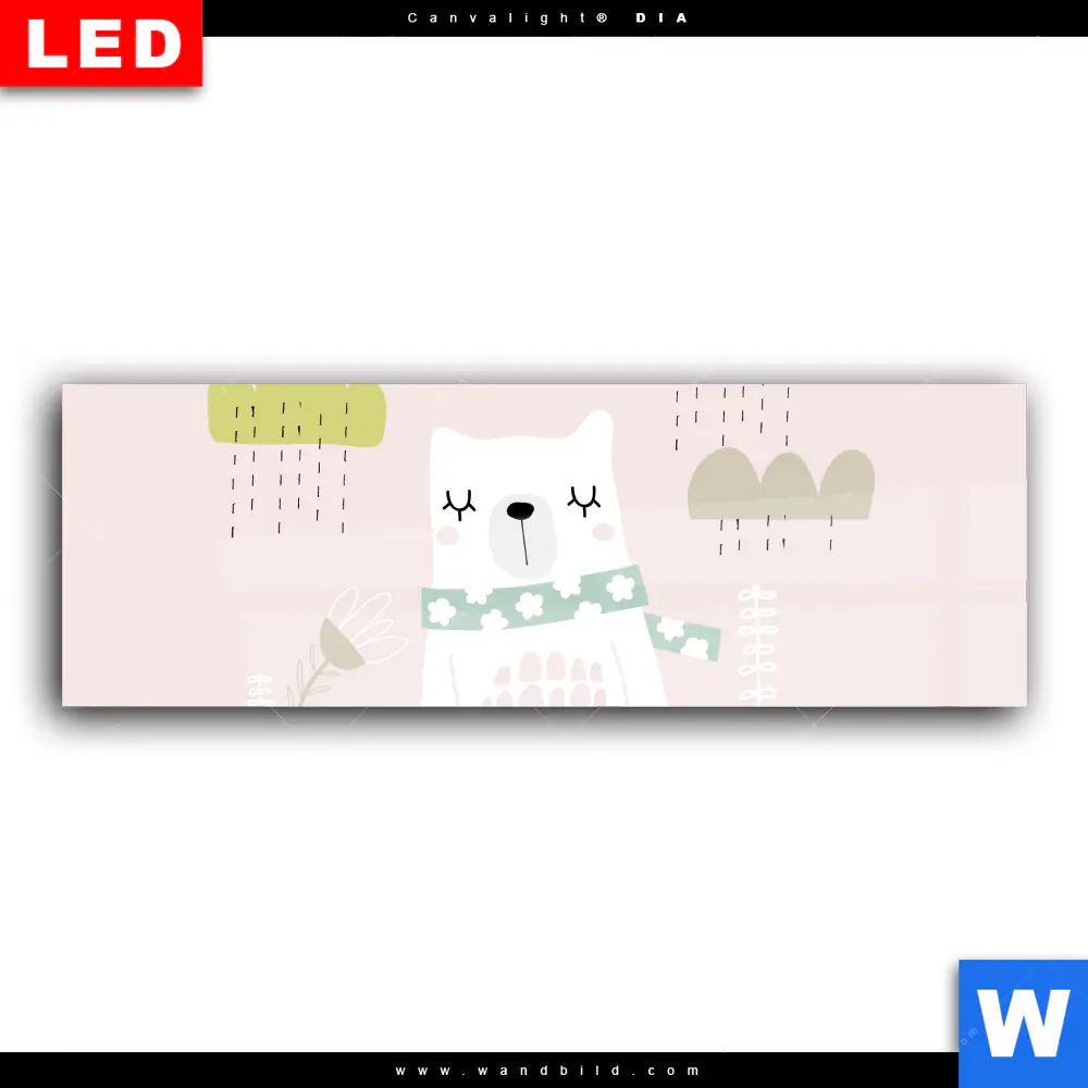 Wechselmotiv Acrylglas Canvalight® DIA | Dream Big Eisbär | Panorama - Image 2