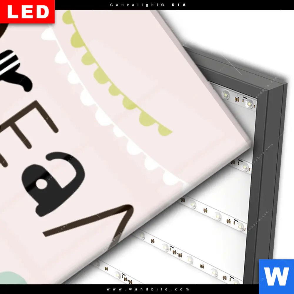 Wechselmotiv Acrylglas Canvalight® DIA | Dream Big Eisbär | Schmal - Image 3