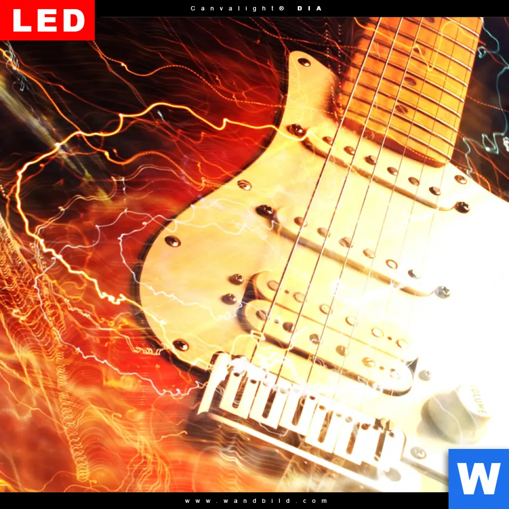 Wechselmotiv Acrylglas Canvalight® DIA | E-Gitarre | Hochformat - Image 4