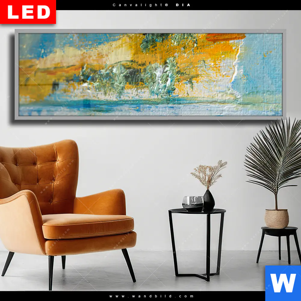 Wechselmotiv Acrylglas Canvalight® DIA | Ein Tag am Meer | Panorama