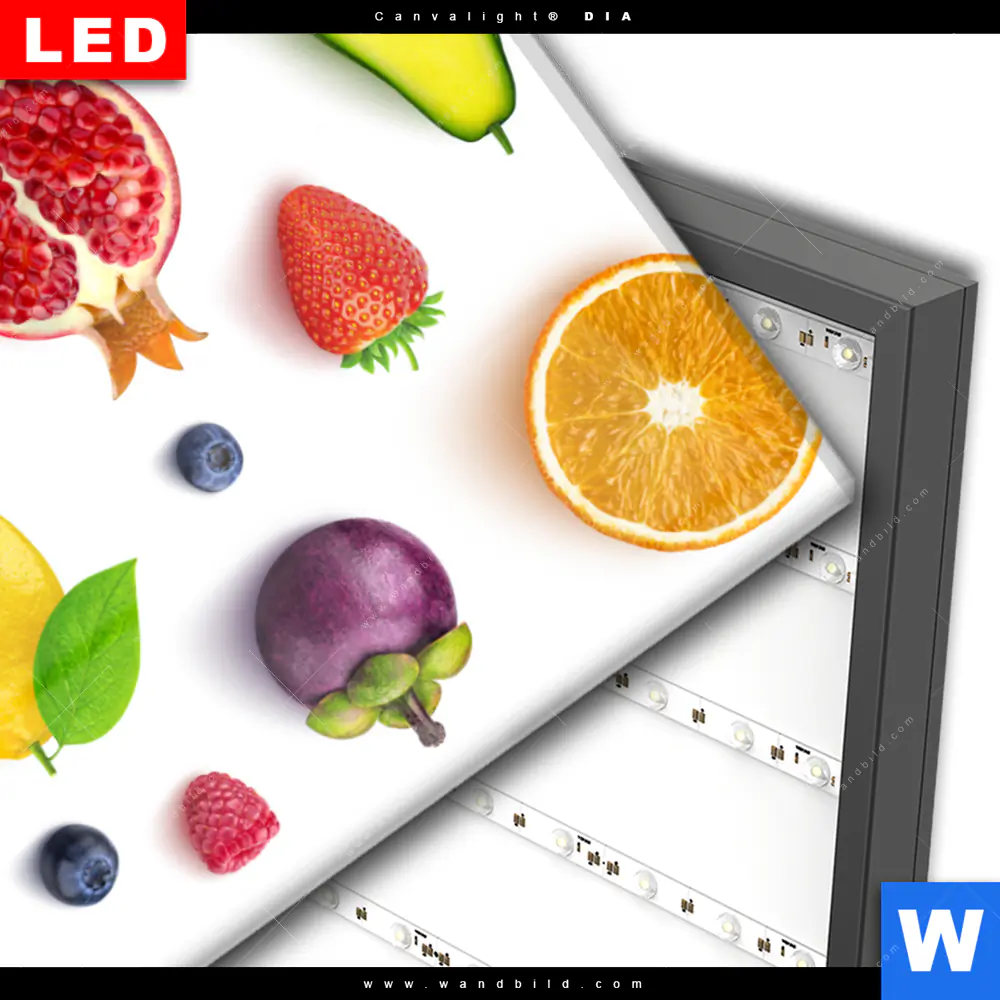 Wechselmotiv Acrylglas Canvalight® DIA | Exotische Früchte | Hochformat - Image 3