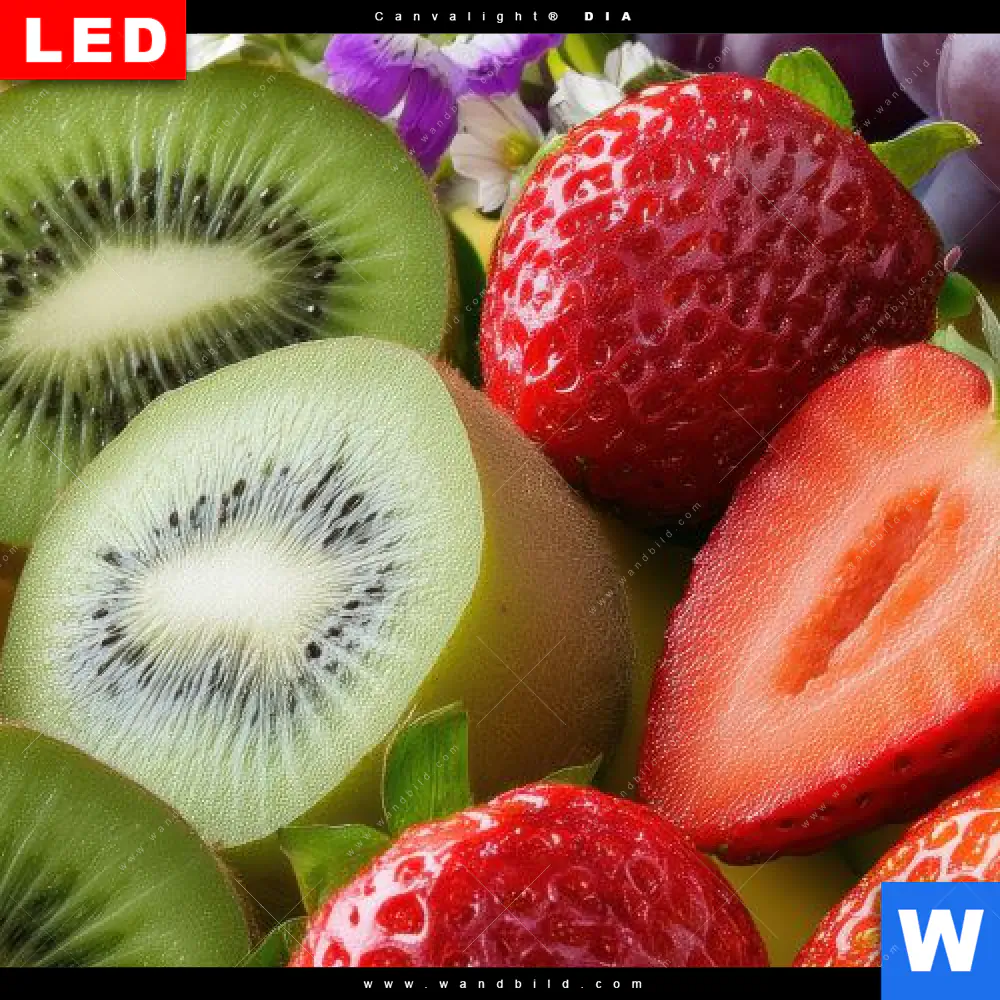 Wechselmotiv Acrylglas Canvalight® DIA | Exotische Früchte und Beeren | Quadrat - Image 4