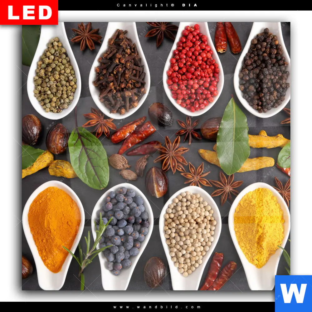 Wechselmotiv Acrylglas Canvalight® DIA | Exotische Geschmackswelten | Quadrat - Image 2