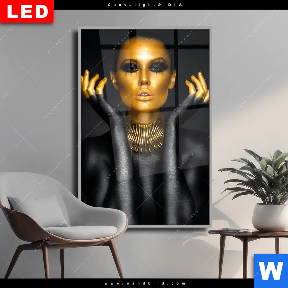 Wechselmotiv Acrylglas Canvalight® DIA | Fingerspitzengefühl | Hochformat