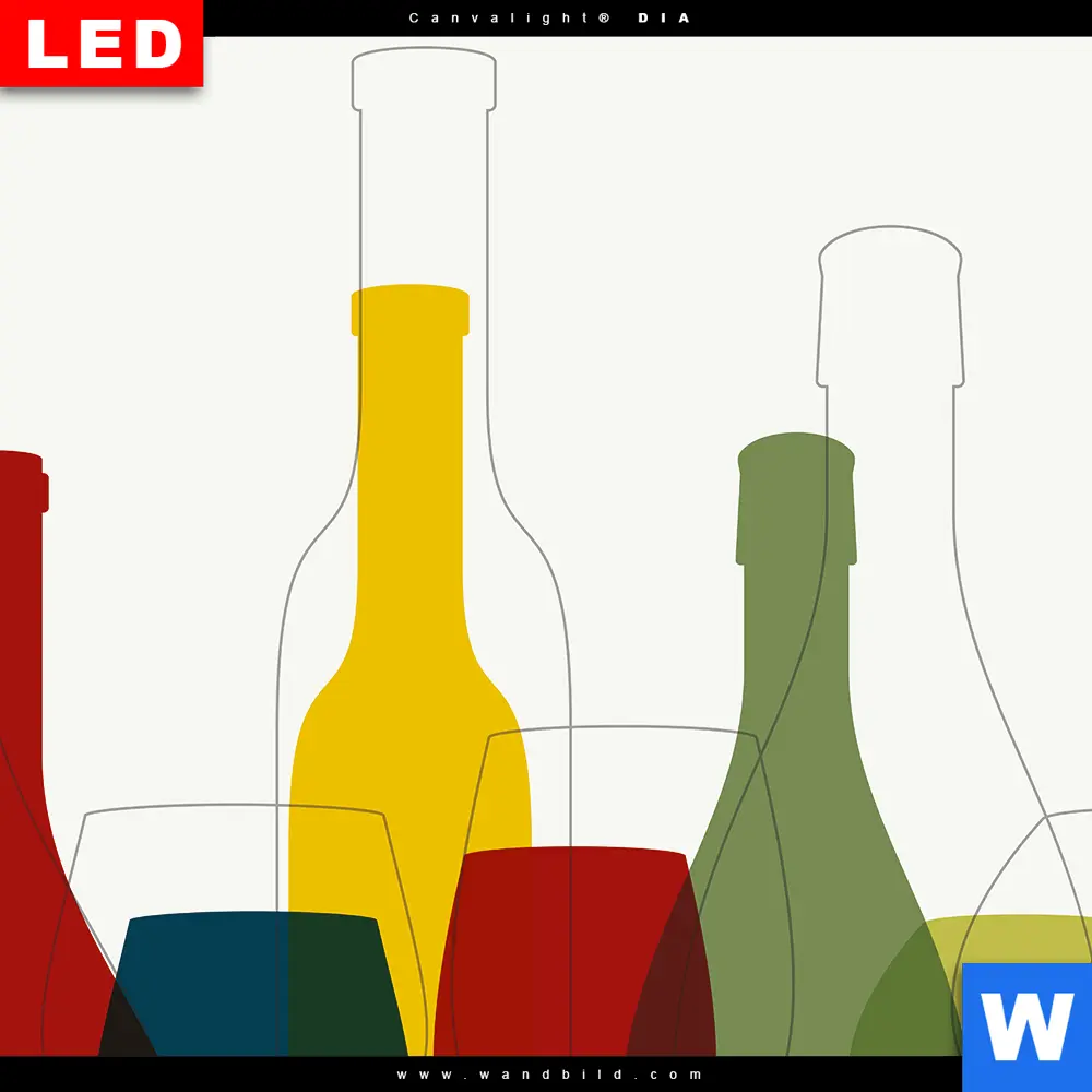 Wechselmotiv Acrylglas Canvalight® DIA | Flaschen & Gläser | Panorama - Image 4