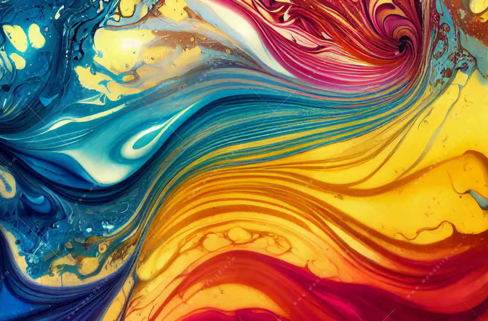Wechselmotiv Acrylglas Canvalight® DIA | Fluid Art - Am Strand | Querformat - Image 5