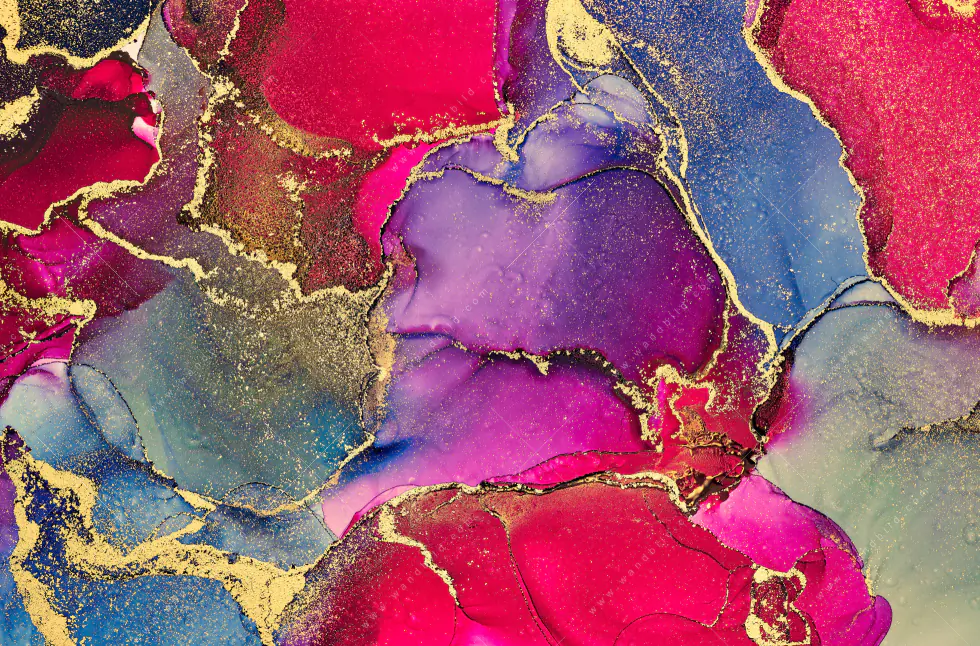 Wechselmotiv Acrylglas Canvalight® DIA | Fluid Art Frühlingszauber | Panorama - Image 5