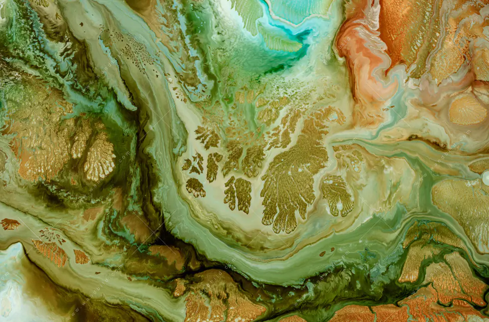 Wechselmotiv Acrylglas Canvalight® DIA | Fluid Art Naturschauspiel | Panorama - Image 5