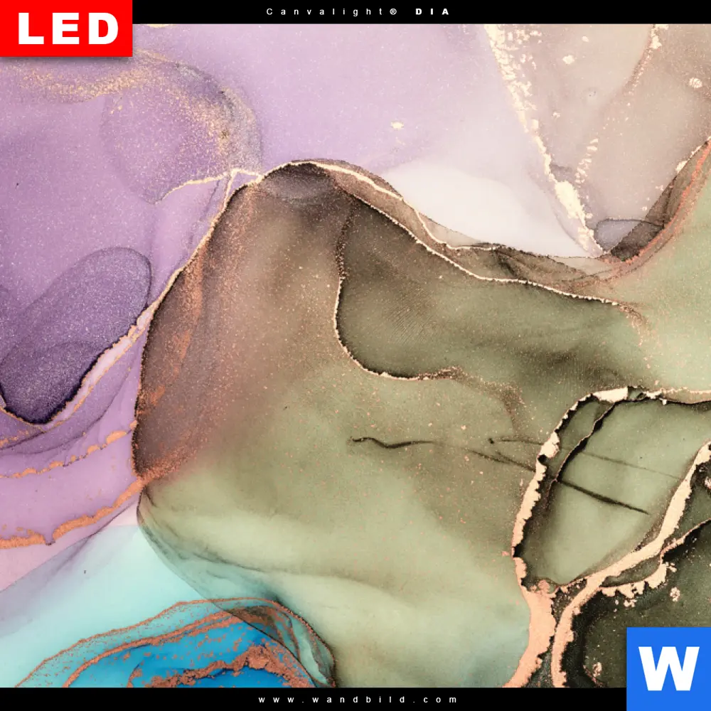 Wechselmotiv Acrylglas Canvalight® DIA | Fluid Art Summertime | Hochformat - Image 4