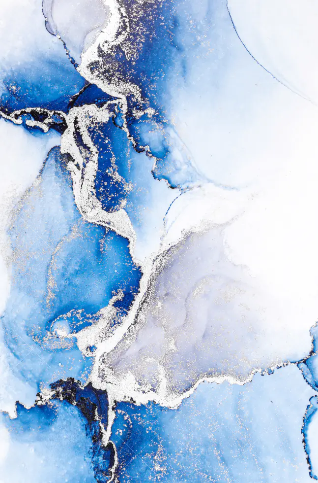 Wechselmotiv Acrylglas Canvalight® DIA | Fluid Art Winter Wonderland | Schmal - Image 5