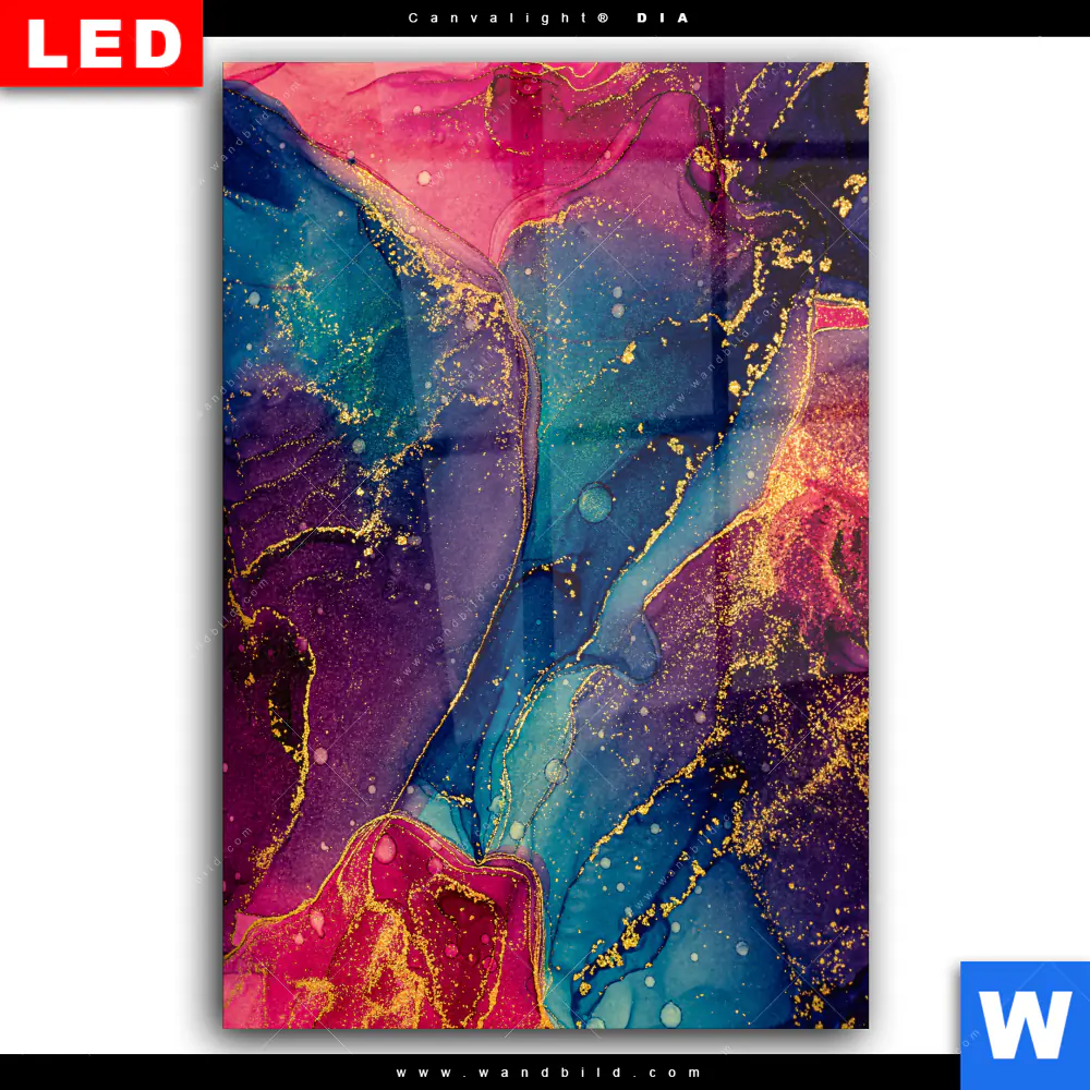 Wechselmotiv Acrylglas Canvalight® DIA | Fluid Fantasia | Hochformat - Image 2