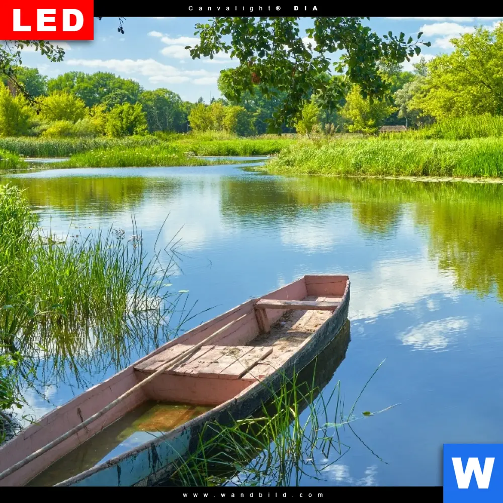 Wechselmotiv Acrylglas Canvalight® DIA | Flusslandschaft | Hochformat - Image 4