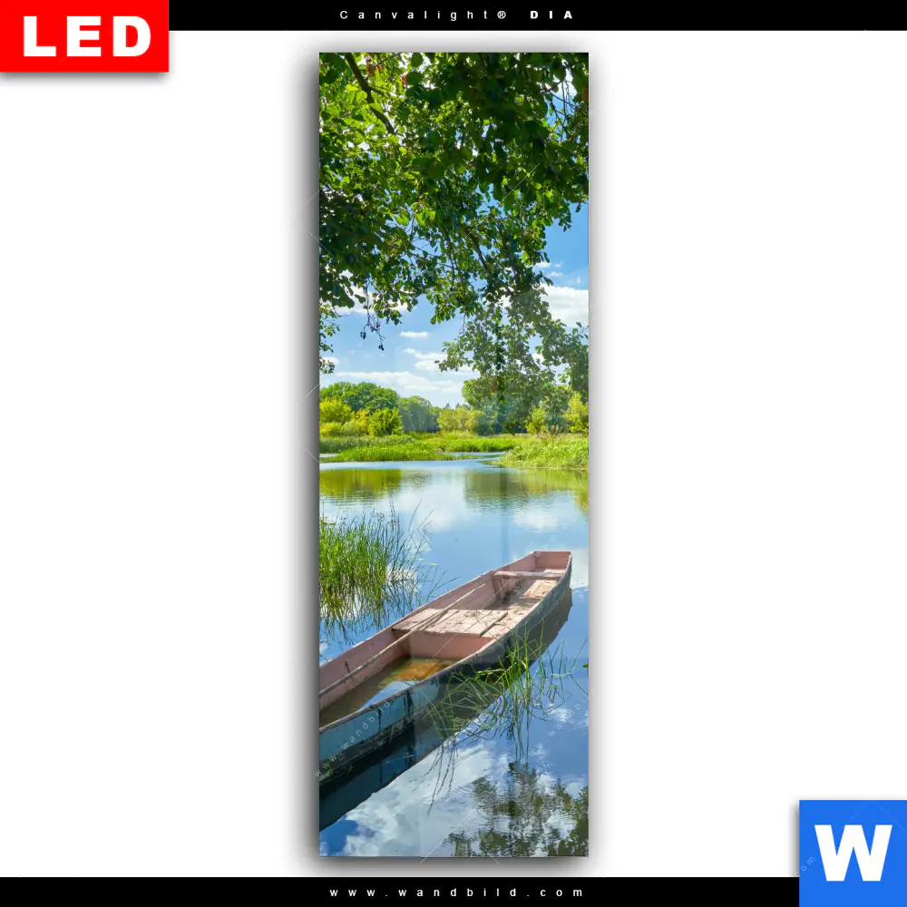 Wechselmotiv Acrylglas Canvalight® DIA | Flusslandschaft | Schmal - Image 2